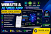 build website ai web app mern stack front end developer full stack developer