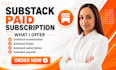setup substack account newsletter design post publish substack monetization