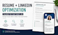 optimize your resume and linkedin for your target job
