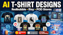 create 15 bulk t shirt design for teespring,merch, redbubble