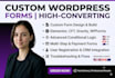 design and create custom wordpress forms for your website
