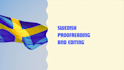 proofread and edit your swedish text for perfect grammar