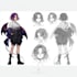 create 3d character models for vtuber, anime, 3d rigging