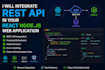 integrate rest API in your react node js web application