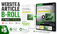 create a website article highlight video b roll video broll