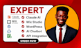 develop fix claude ai bots wix studio wordpress solutions  ai chatbots