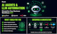 build custom ai agents and llm business workflows for automation