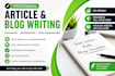 engaging blog post and articles