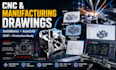 create manufacturing and cnc machining technical drawings in solidworks autocad
