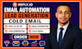 setup reply io email automation and b2b lead generation