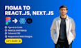 convert figma to react js, next js, and tailwind CSS