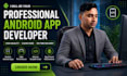 develop a custom android app using java and firebase