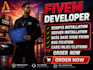 do fivem developer, create custom fivem mlos, scripts, clothing and server fixes