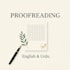 do urdu manuscript proofreading