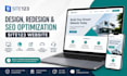 design, redesign, and SEO optimize your site123 website