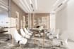 model and render a modern luxury office interior in 3d