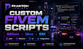 create a custom fivem script for qbcore, qbox or esx