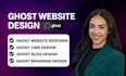 design ghost theme ghost template ghost website design ghost customization