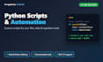 write or fix a python script for your files, data or workflow