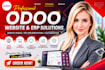 setup, customize develop odoo module odoo erp implementation odoo website design