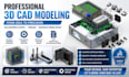 design plastic enclosure pcb enclosure and electronic housing cad model