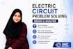 solve electrical circuit analysis problems step by step