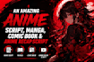 write an amazing anime script, manga, comic book, and anime recap script