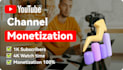 create and setup youtube channel with monetization