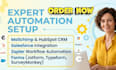 setup mailchimp hubspot zapier forms salesforce jotform surveymonkey typeform
