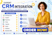 integrate gohighlevel copper pipedrive close capsule zapier hubspot nutshell CRM