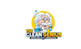 design cartoon clean genius water fire logo
