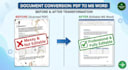 do professional file conversion and document formatting