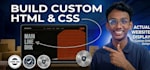 develop a custom HTML CSS website check the demo