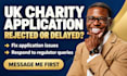 fix your rejected or delayed UK charity registration application