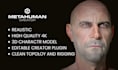create a realistic metahuman 3d character model for game in ureal engine