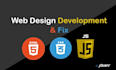 do responsive front end web development and website creation