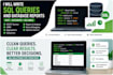 write sql queries and database reports