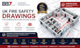 do UK fire safety drawings for submission fire escape plan