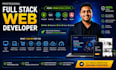 build a responsive mern stack website and web application