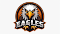 do unique custom american eagle skull head logo design