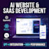 develop a custom ai website, ai web application, or saas app