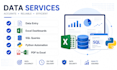 do excel data entry cleaning and sql python data tasks