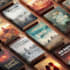 create a professional romance novel cover that sells