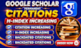 increase your google scholar citations