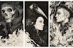 create a traditional ink illustration