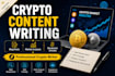 write high quality crypto articles and content