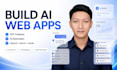develop ai web apps, gpt chatbots and ai automation