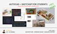help students with autocad drawings and sketchup projects
