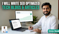 write SEO optimized tech blogs and articles for your website