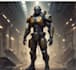 a sci fi character illustration or sci fi character